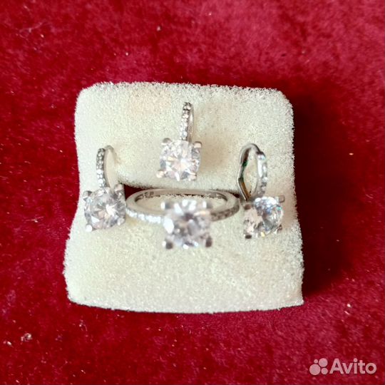 Комплект в стиле Тиффани, Сваровски, Чехия