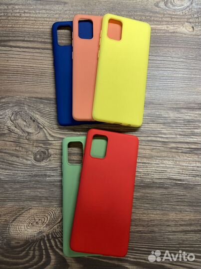 Силиконовый чехол на Samsung A71