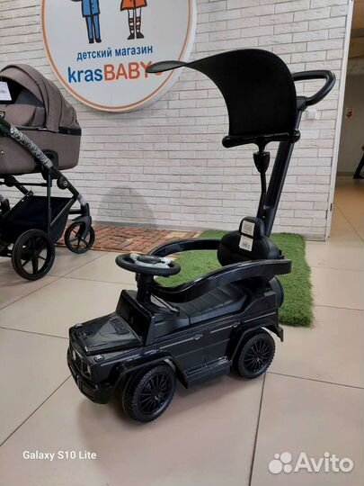 Детская машинка каталка mercedes