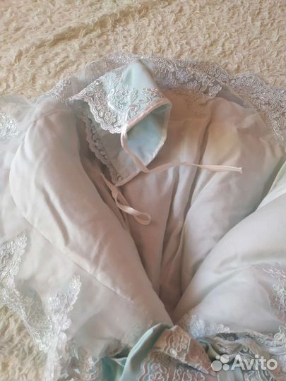 Конверт одеяло на выписку зимний