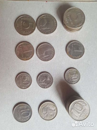 Монеты разные