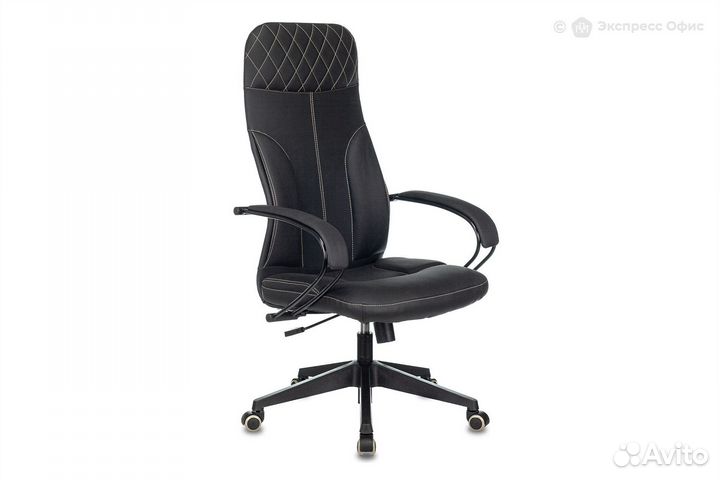 Кресло для руководителя Бюрократ CH-608/ECO/black