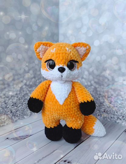 Вязаная игрушка Лисёнок/Енот. Ручная работа