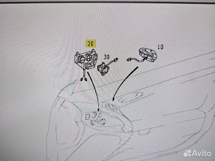 Блок регулировки сидения мерседес W230 SL