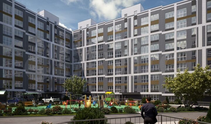 1-к. квартира, 40,3 м², 4/9 эт.