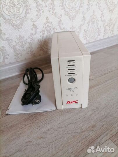 Ибп APC Back UPS CS 500