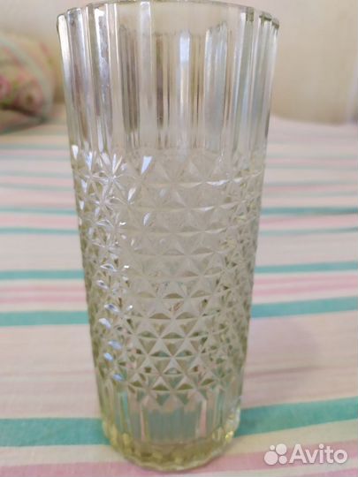 Вазы цветные, стеклянные,производство СССР