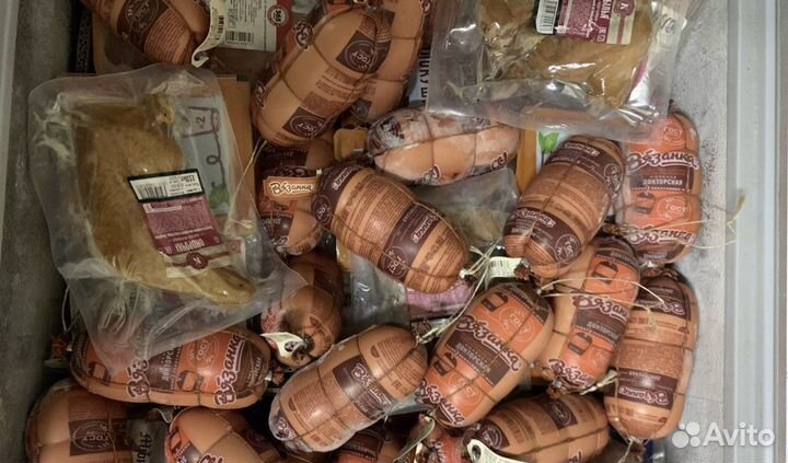 Мясо, курица, колбаса, сосиски, полуфабрикаты