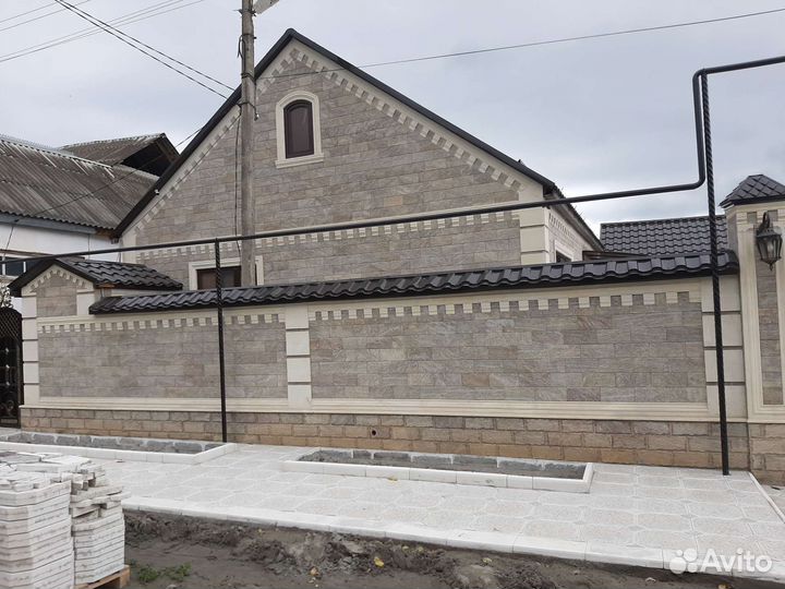 Облицовка дагестанским камнем