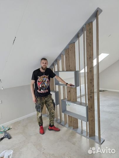 Перегородка из дерева