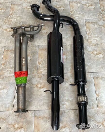 Выхлопная система 63мм Приора