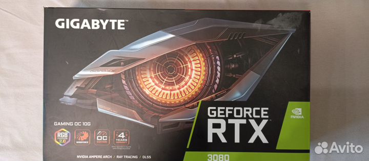 Видеокарта Gigabyte GeForce RTX 3080 gaming OC 10G