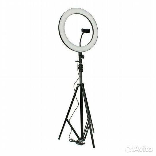 Светодиодная кольцевая лампа 30 см С пультом ду