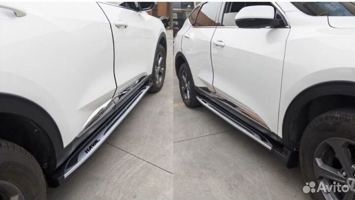 Пороги подножки Haval F7/F7X
