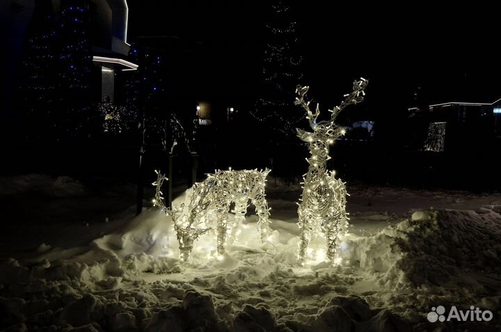 Новогодняя подсветка.Новогодние уличные фигуры