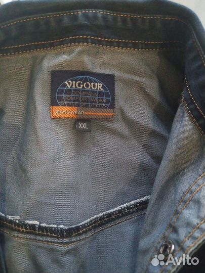 Джинсовая рубашка мужская 52.54