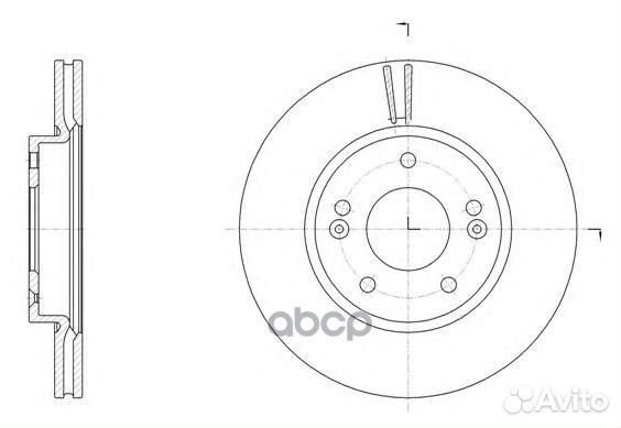 61507.10 диск тормозной передний Hyundai i30