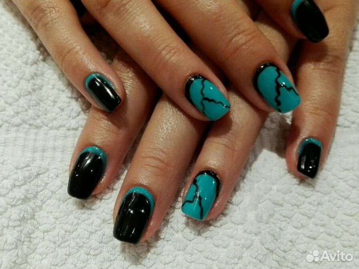 Наращивание ногтей,маникюр,педикюр,шилак