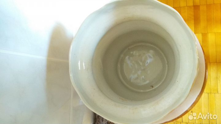 Горшок декоративный для цветов, керамика/фаянс