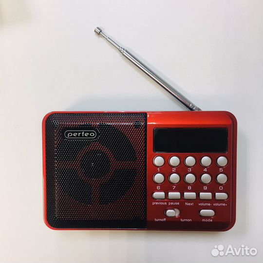 Радиоприемник цифровой FM+ 87.5-108 мгц акб