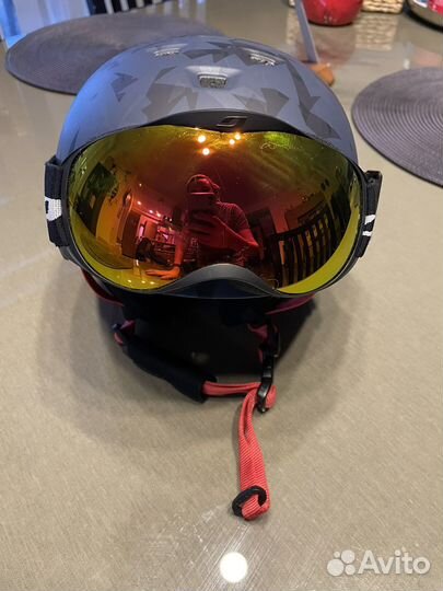 Горнолыжный шлем Scott + очки детскиe Julbo