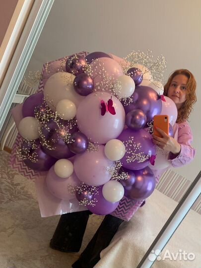Букет гигант из воздушных шаров