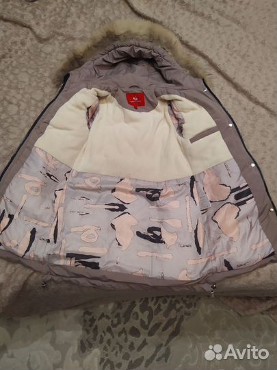 Пальто для девочки 128-134