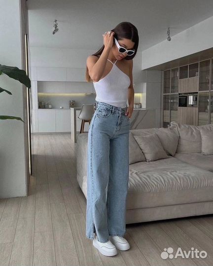 Джинсы клеш