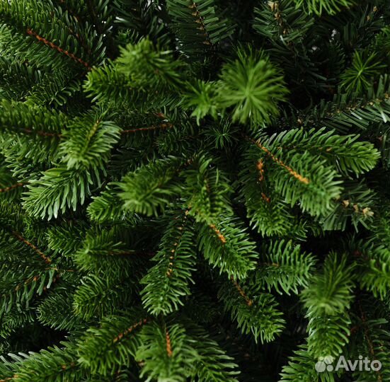 Елка пышная искусственная 240см (литая+пвх)