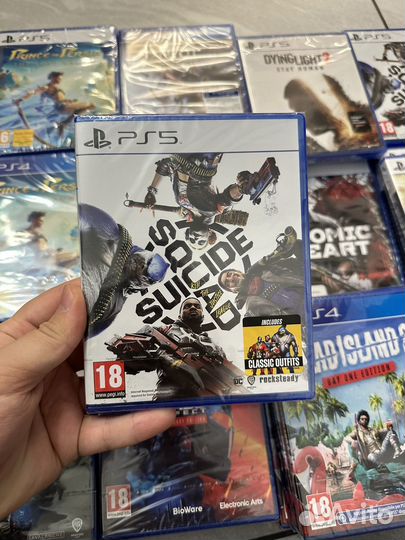 Игра Suicide squad ps5 Новая Диск