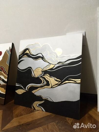 Интерьерная картина холст заказ пейзаж абстракция