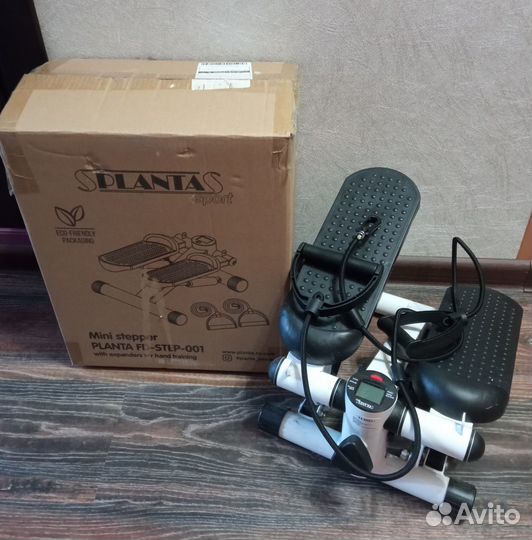 Тренажер мини-степпер с эспандерами