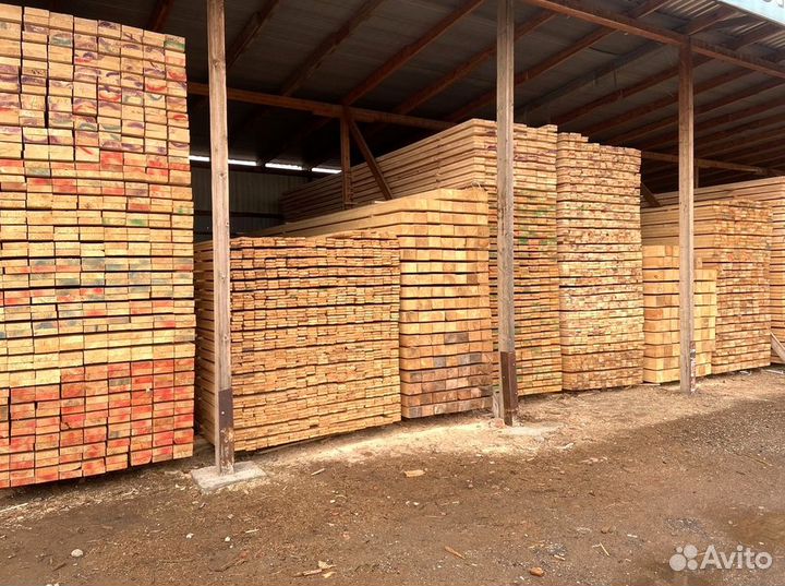 Доска обрезная 30x100x6м