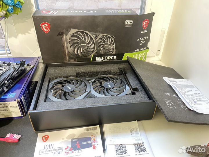 Видеокарта RTX 3050 OC 8gb