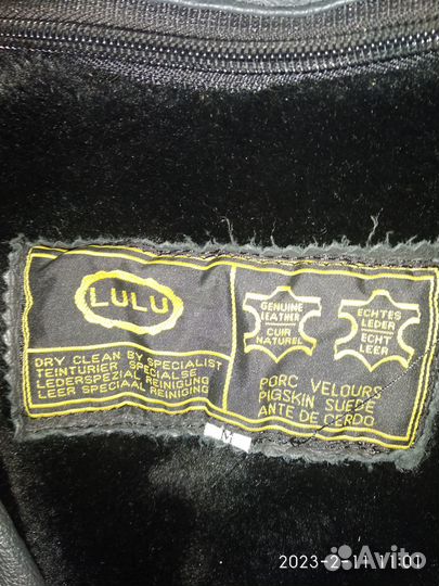 Кожанное пальто женское