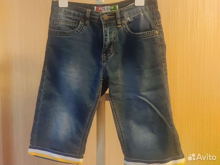 Шорты джинсовые для мальчика 158