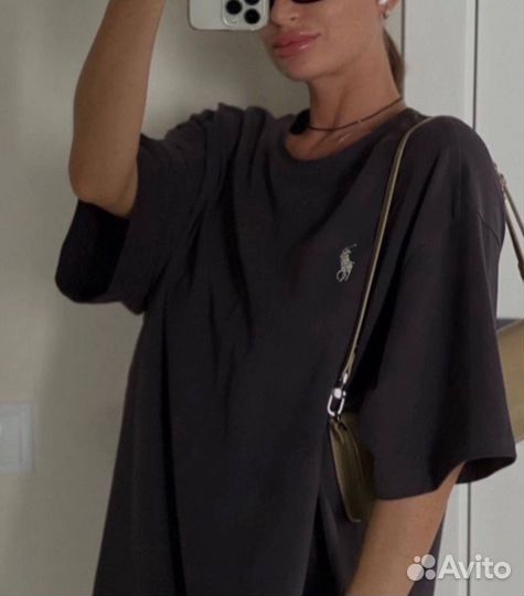 Футболка polo ralph lauren оверсайз