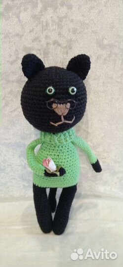 Кот ручной работы, вяжу на заказ