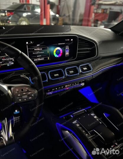 Окантовка воздуховодов на Mercedes GLE V167