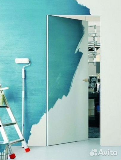 Скрытые двери под отделку