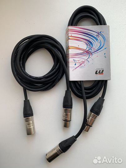 Микрофонные кабели с разъемами XLR Jack