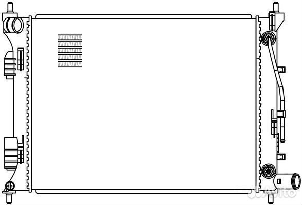Радиатор двигателя