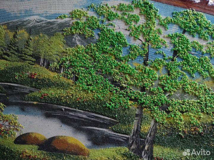 Картина по дереву