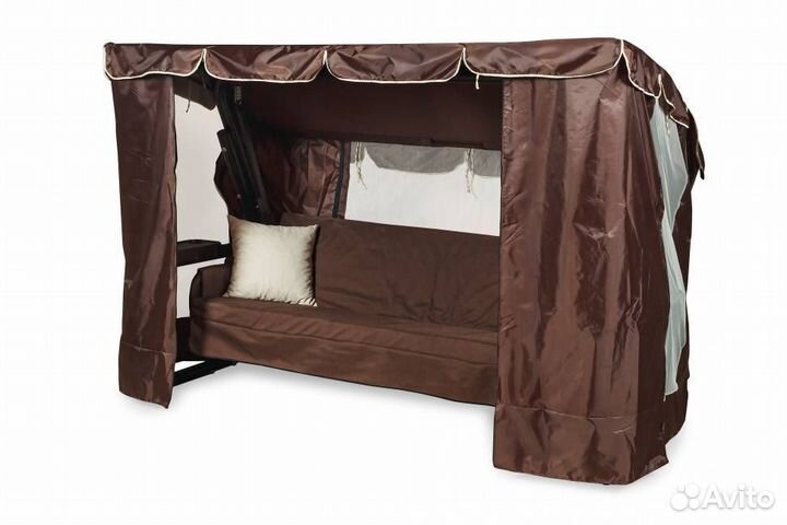 Садовые качели Нирвана 76 premium, шоколад