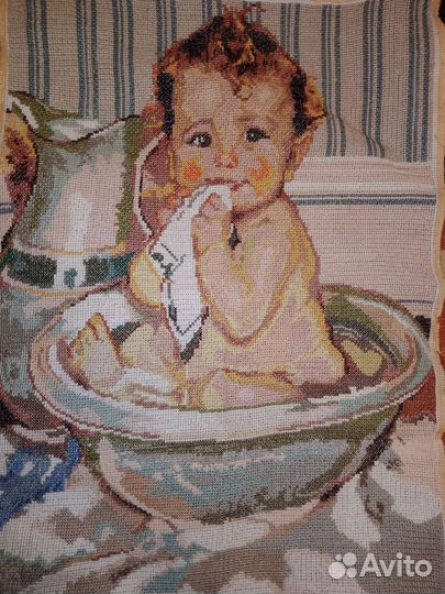 Картина вышитая 