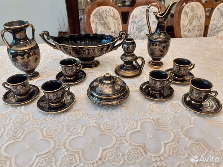 Кофейный сервиз, Греция, 6 персон