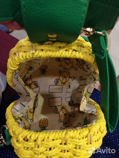 Сумка плетёная из тайланда ананас