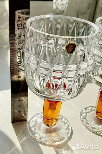 Бокалы из цветного хрусталя Олимпиада 80