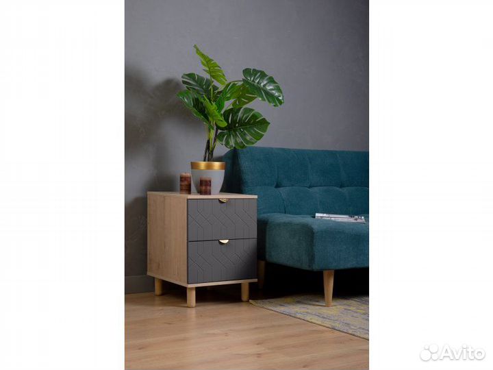 Тумба прикроватная Теджонс Deco Grafit