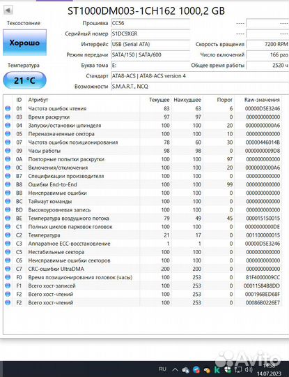 Жесткий диск 1 тб